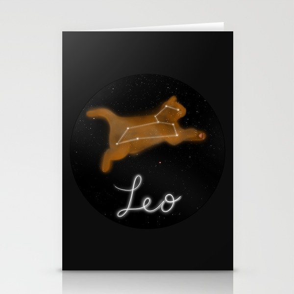 Chonky Leo Constellation Stationery Cards