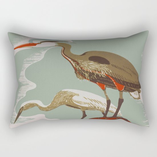 Visit the Zoo - African Birds Rectangular Pillow