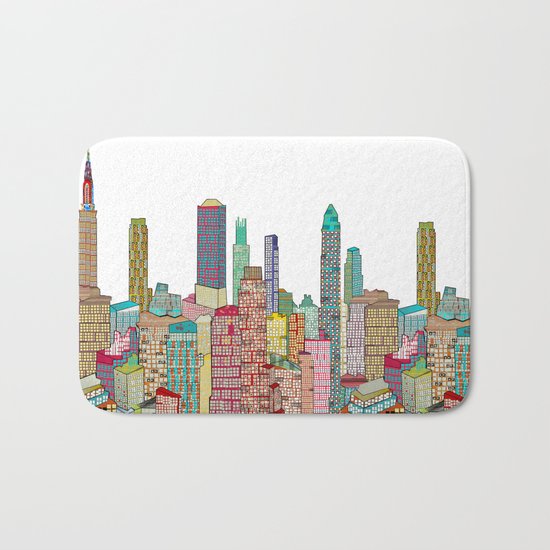 new york modern Bath Mat