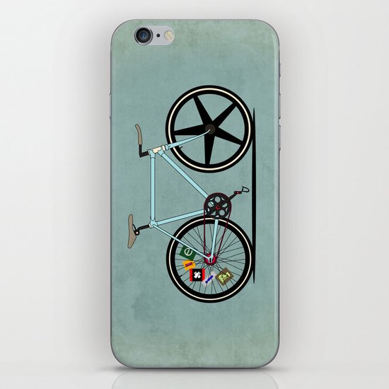 Fixie Bike iPhone & iPod Skin