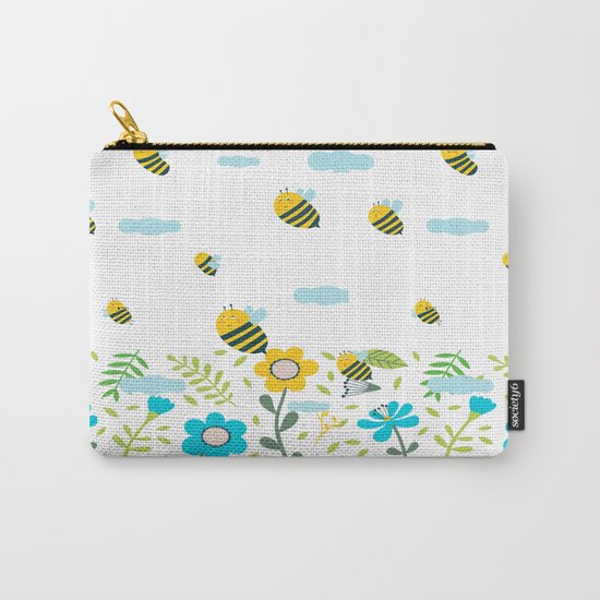 Bee Flaying Carry-All Pouch