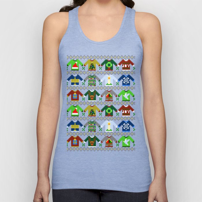 The Ugly 'Ugly Christmas Sweaters' Sweater Design Tank Top