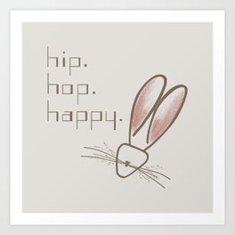 Hip Hop Happy Art Print