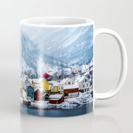 A Small Town in Norwegian Fjords Mug