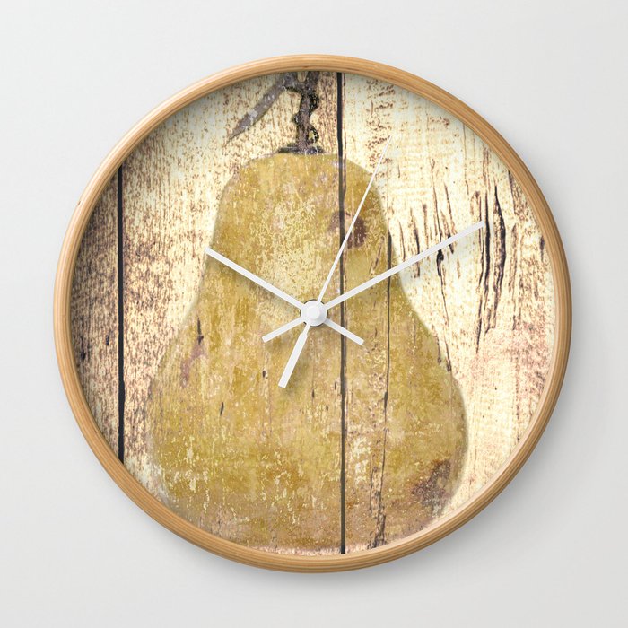 Rustic Brown Pear Kitchen Art Country Cafe Bistro Still Life A296