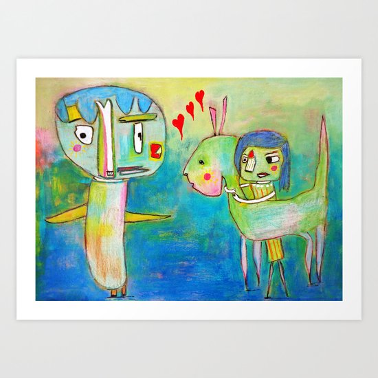 A Friend Art Print