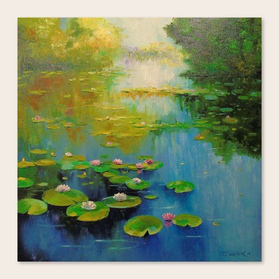 Пруд Canvas Print