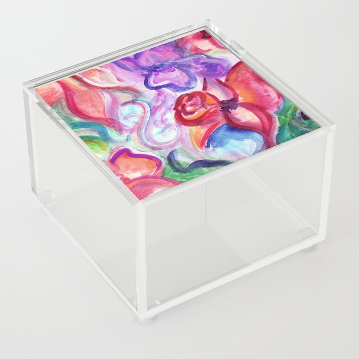 Flower Abstract Acrylic Box