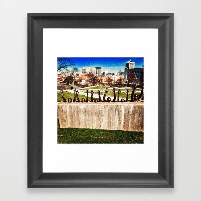 UP IN ARMS Framed Art Print