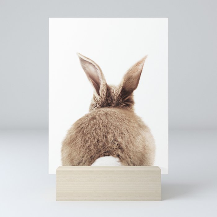 Bunny Back Art Print by Jean Holland - Art Studio | Society6