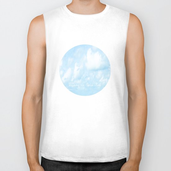 Walking On Cloud Nine Biker Tank