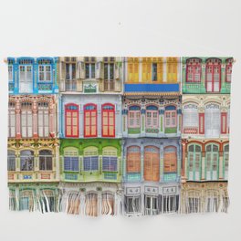 The Singapore Shophouse Wall Hanging