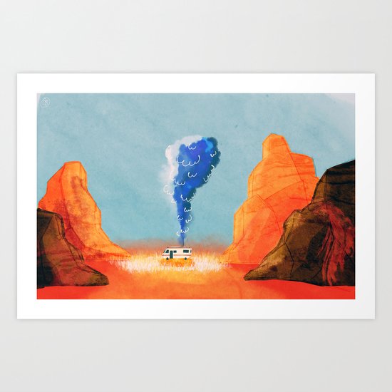 Breaking Bad. Art Print