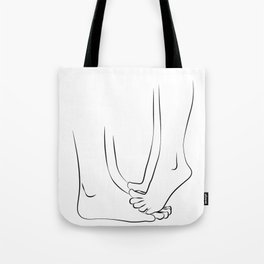 orteils tippy- Couple Kissing  Tote Bag