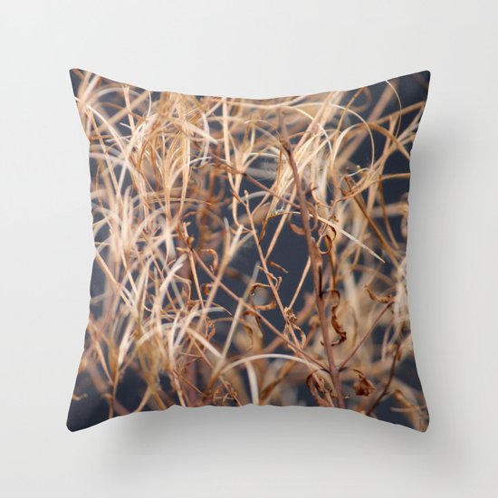 Dry Grass Throw Pillow