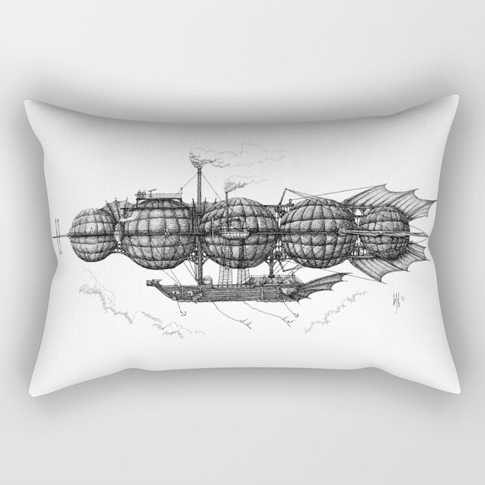 Airship 3 Rectangular Pillow