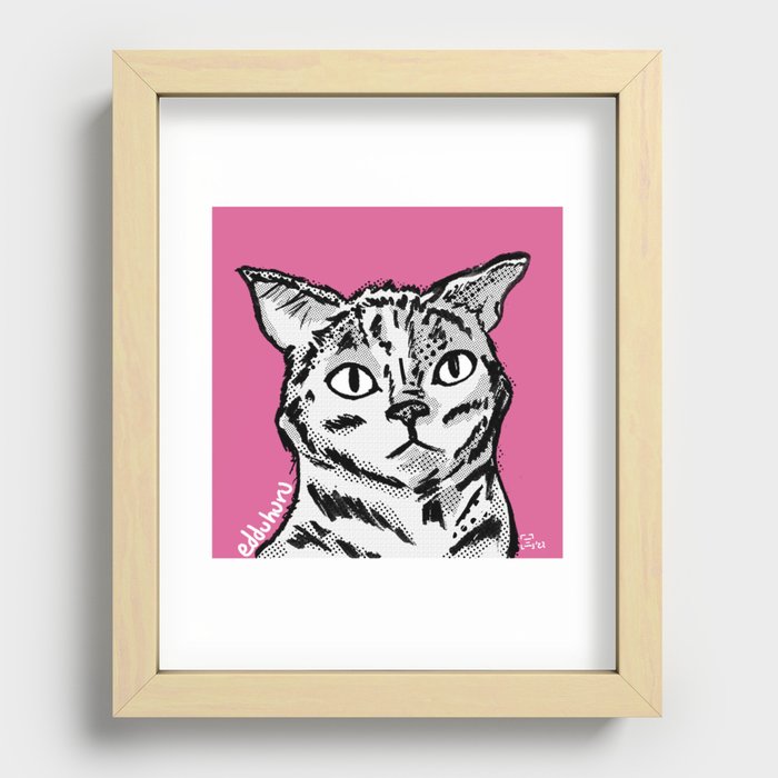 A Cat Recessed Framed Print