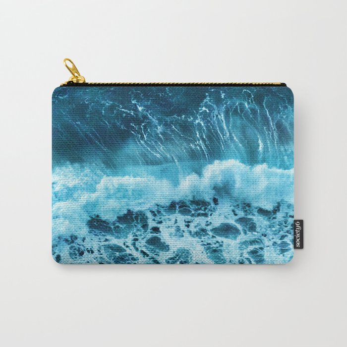 Sea Wave Carry-All Pouch