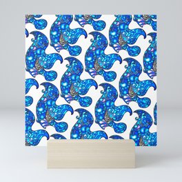 RightO (Blue) Mini Art Print