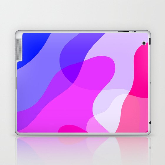 Abstract Colorful Overlapping Shapes Laptop & iPad Skin