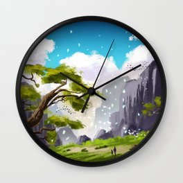 the lost paradise Wall Clock