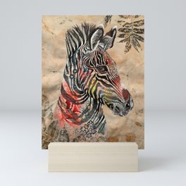 Beautiful Zebra Mini Art Print