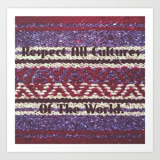 Respect Art Print