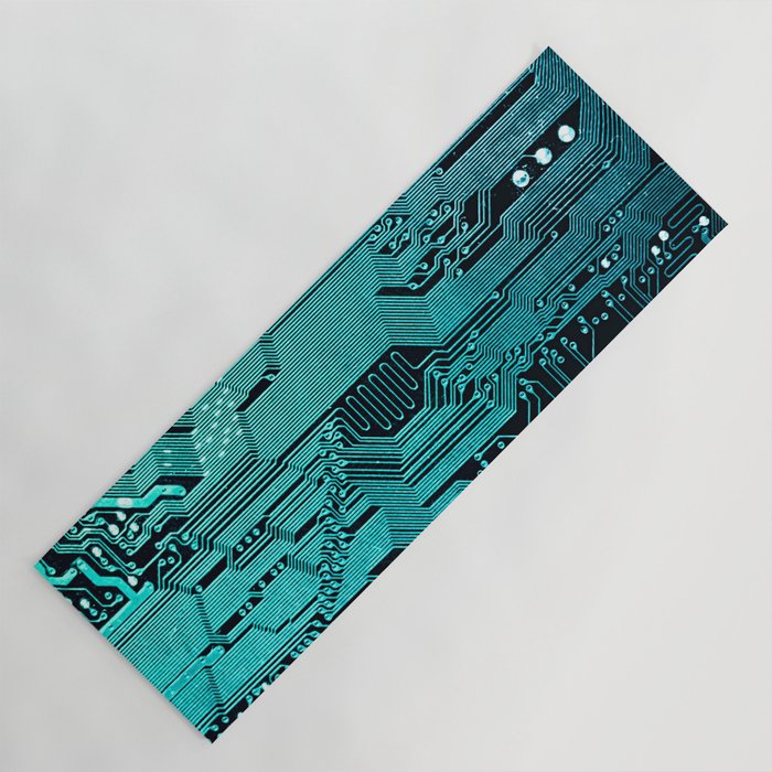 Circuit board Yoga Mat