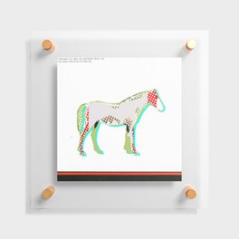 Crazy Horses · Rotkopf Floating Acrylic Print