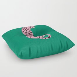 The Stare: Pink Cheetah Edition Floor Pillow