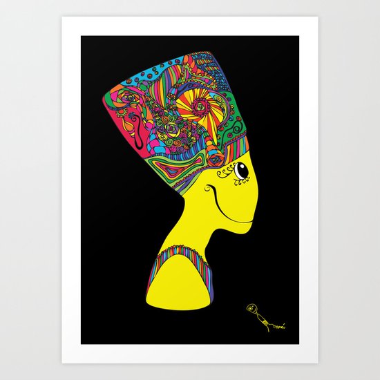 The Brain of Nefertiti Art Print