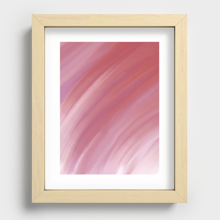 Pink Sunrise Recessed Framed Print