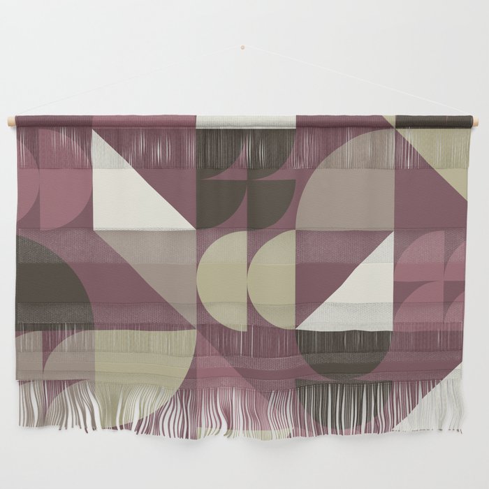 Geometrical modern classic shapes composition 22 Wall Hanging