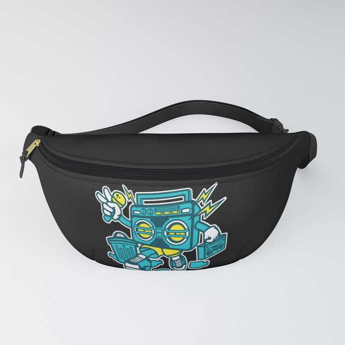 Funny Stereo Player Cartoon Fanny Pack by Store88 Society6