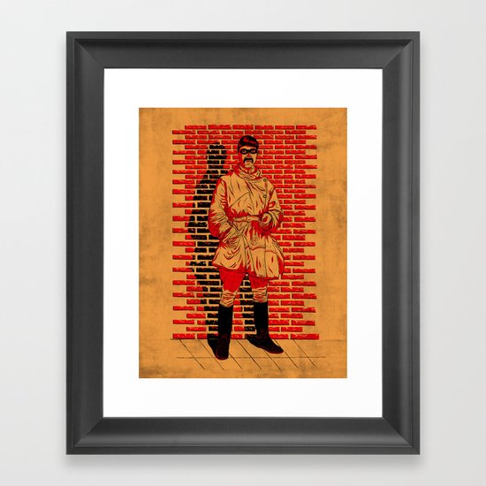 Five minute break! Framed Art Print