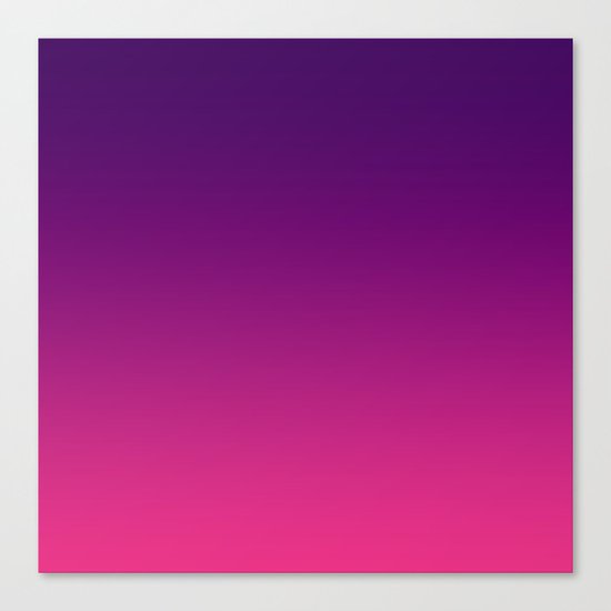 Ombre gradient digital illustration purple red colors Canvas Print