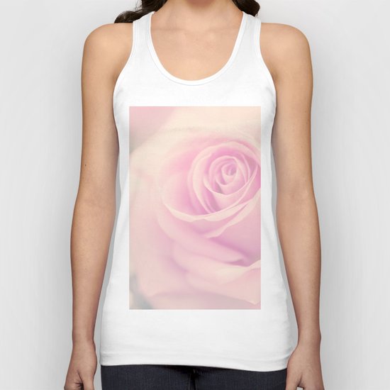 Vintage rose - Beautiful lightpink flower -Roses Unisex Tank Top