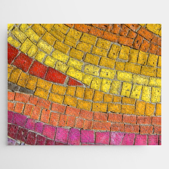 Colored stone background Jigsaw Puzzle