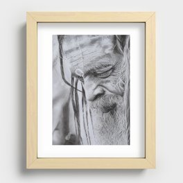 India Recessed Framed Print