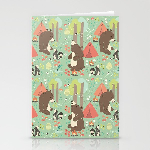 Bears of Summer  Stationery Cards
