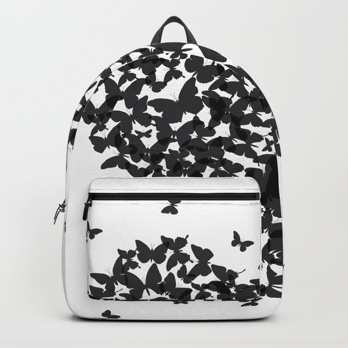 Black butterfly backpack best sale