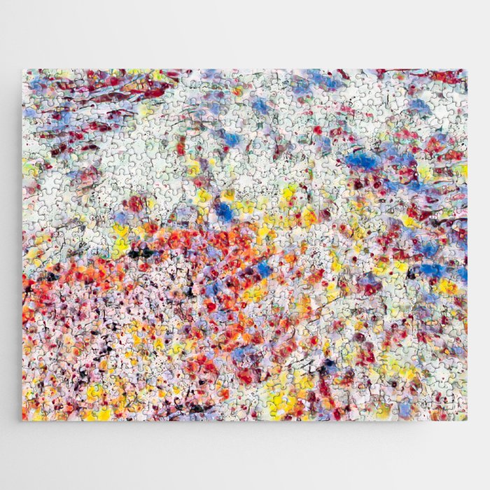 Sunny Day Splendor: Happy Spring Abstraction Nr. 11 Jigsaw Puzzle