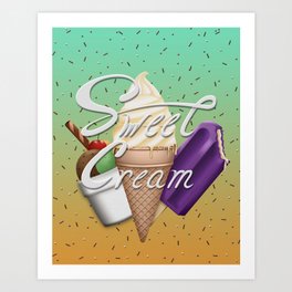 Sweet Cream Art Print