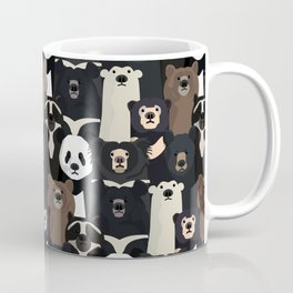 Bears of the world pattern Mug