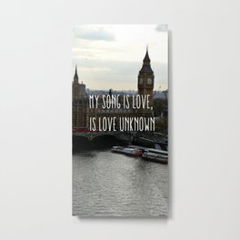 My Song Is Love Metal Print | Greatbell, Tower, London, Architecture, Palace, Engalnd, Song, Travel, Westminster, Photo 