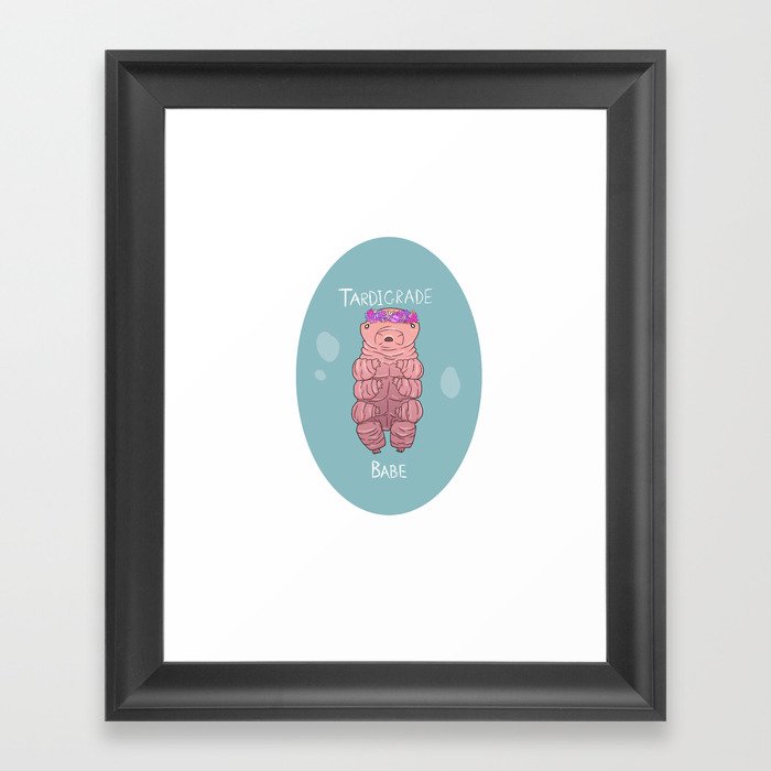 Tardigrade Babe  Framed Art Print