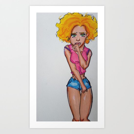 Let's hangout Art Print
