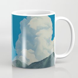 Puffy Anime-style Clouds Coffee Mug