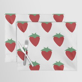 Badly Drawn Strawberries Placemat