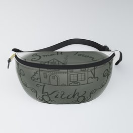 Small Town Witch Green Fanny Pack